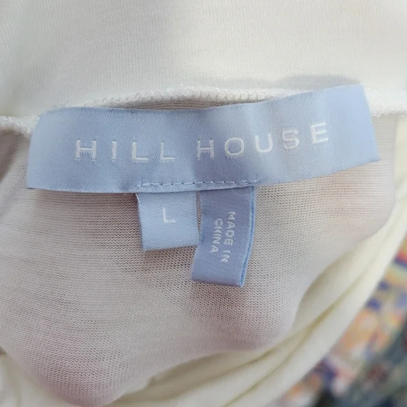 Hill House Classic Cream Turtleneck Bodysuit Size Large - Picture 2 of 4